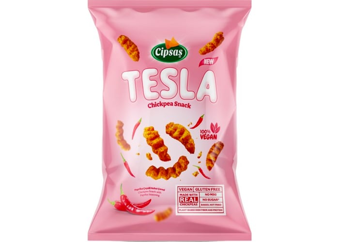 Tesla Paprika Çeşnili Nohut Cipsi (65gr) - Cipsaş