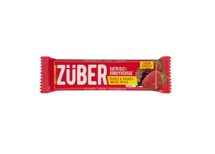 Züber Çilekli Kakaolu Meyve Bar (40gr)