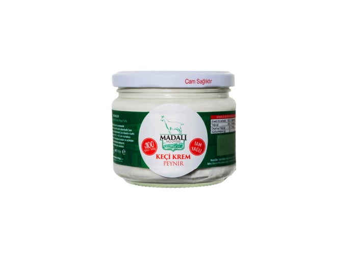 Keçi Krem Peynir (%100 Keçi Sütü, 300gr) - Madalı