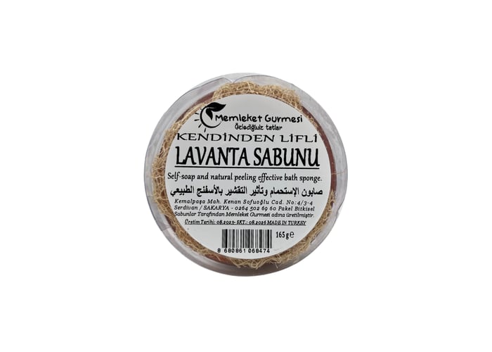 Kendinden Lifli Lavanta Sabunu (165gr) - Memleket Gurmesi