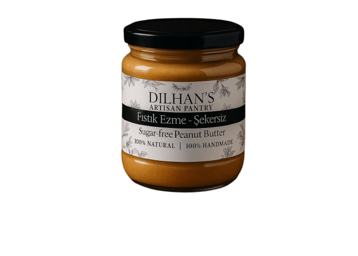 Şekersiz Fıstık Ezmesi (330gr) - Dilhan’s Artisan Pantry