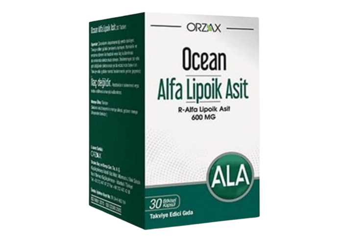 Ocean Alfa Lipoik Asit (30 tablet, 600mg - Orzax