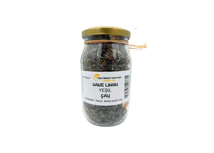 Nane Limon Yeşil Çay (100gr) - Memleket Gurmesi