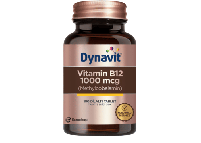Vitamin B12 (1000mcg, 100 tablet) - Dynavit