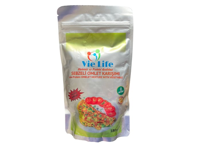 Proteini Azaltılmış Sebzeli Omlet Karışımı (180gr) - Vie Life