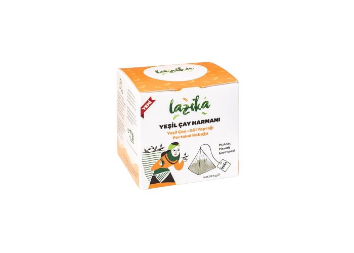Sağlık Küpü: Yeşil Çay, Tomurcuk Gül ve Portakal Kabuğu (37.5gr) - Lazika