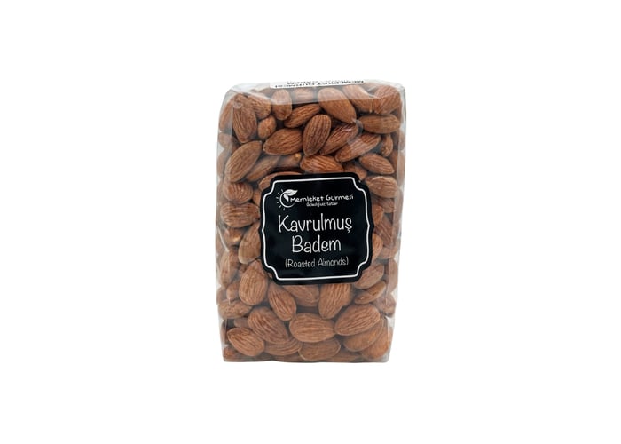 Kuruyemiş Serisi: Kavrulmuş Badem (400gr) - Memleket Gurmesi