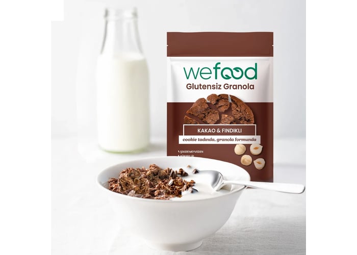Kakao ve Fındıklı Granola (Glutensiz, 250gr) - Wefood