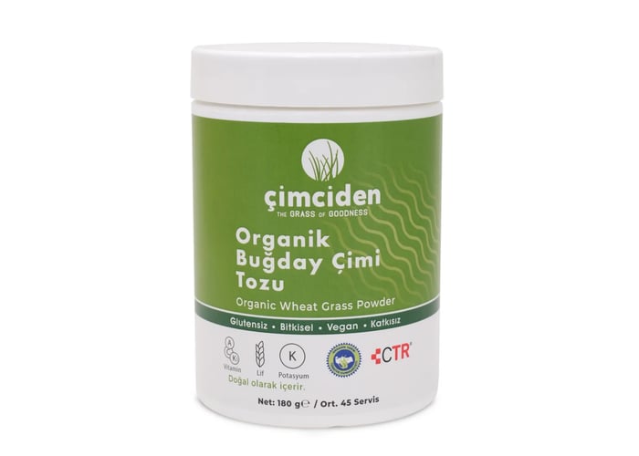 Organik Buğday Çimi Tozu (180gr) - Çimciden