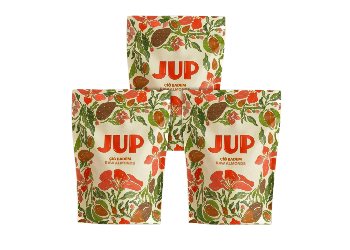 Yerli Çiğ Badem (150gr x 3 adet) - Jup