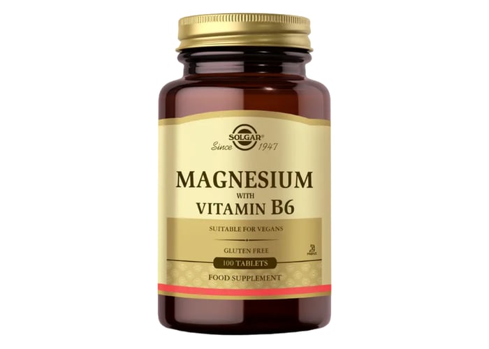 Magnesium with Vitamin B6 (100 tablet) - Solgar