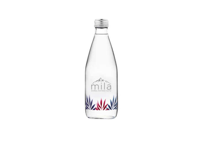 Doğal Kaynak Suyu (12 adet x 330ml cam şişe) - Mila