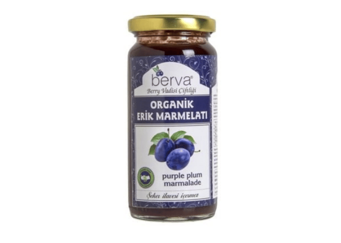 Organik Erik Marmelatı (260gr) - Berva Organik