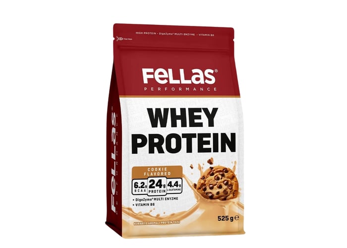 Kurabiye Aromalı Whey Protein Tozu (525gr) - Fellas