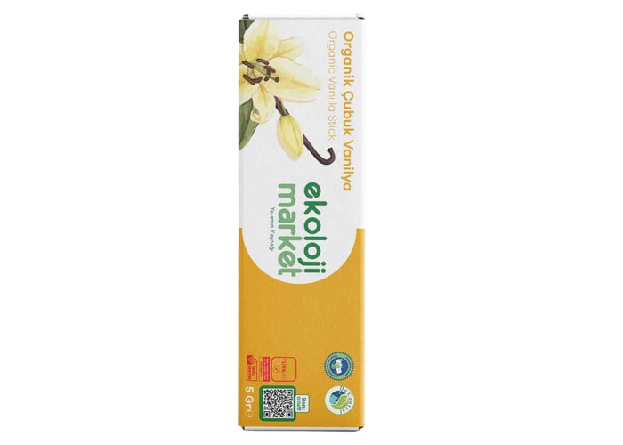 Organik Glutensiz Vanilya Çubuğu (5gr) - Ekoloji Market