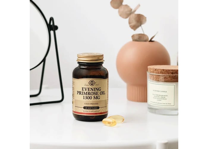 Evening Primrose Oil (30 kapsül, 1300mg) - Solgar