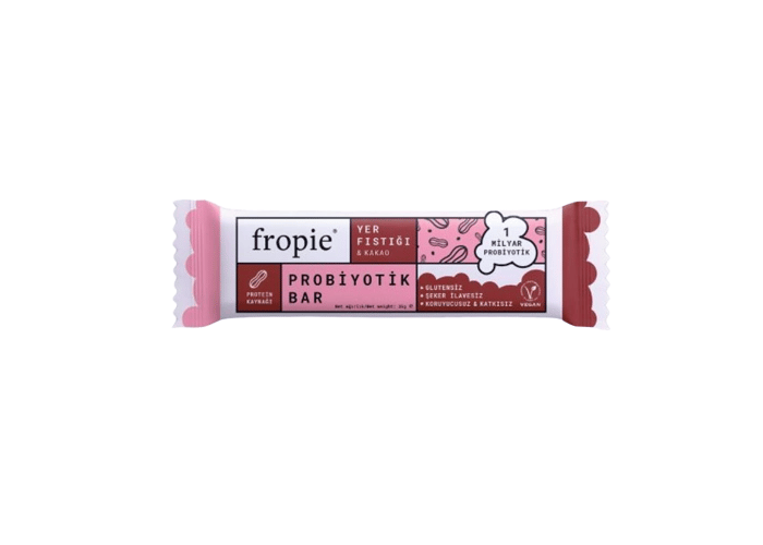 Yer Fıstığı ve Kakao Probiyotik Bar (35gr) - Fropie