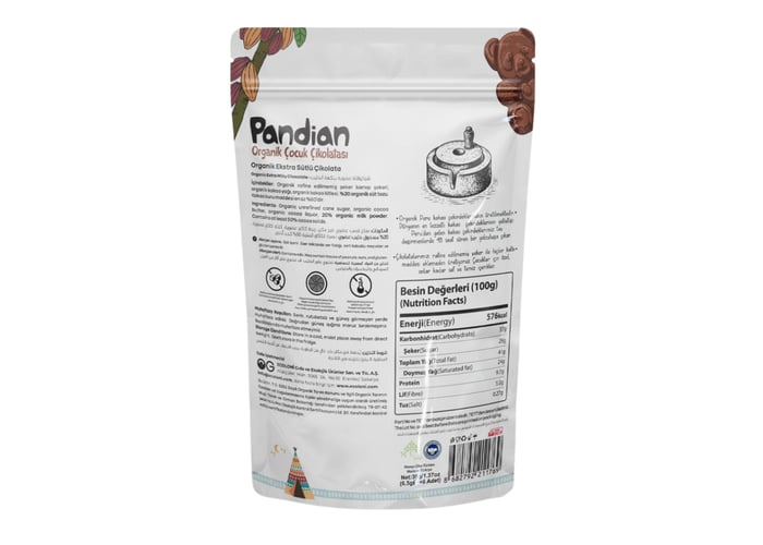 Pandian Organik Çocuk Çikolatası (36gr) - Og Natural