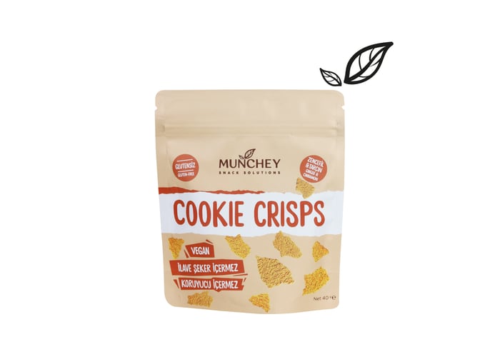 Zencefil ve Tarçınlı Kurabiye Parçaları, Cookie Crisps  (Katkısız, 40gr) - Munchey Food