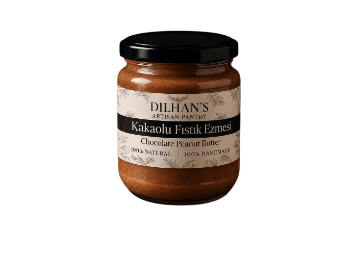 Kakaolu Fıstık Ezmesi (300ml) - Dilhan’s Artisan Pantry