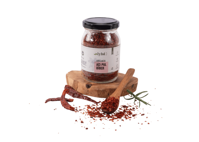 Organik Acı Pul Biber (75gr) - İyisi Organik