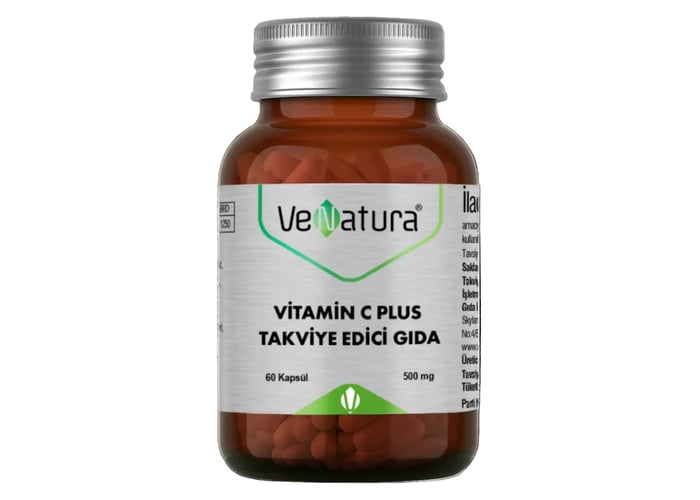 Vitamin C Plus Takviye Edici Gıda (60 Kapsül) - Venatura