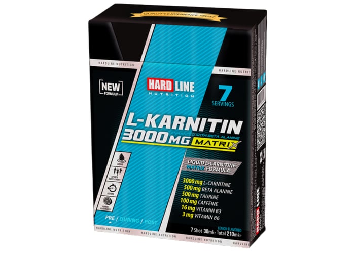 L-Karnitin Matrix (3000mg, 7 adet) - Hardline