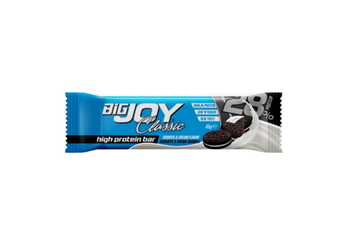 Classic High Protein Bar Cookies Cream (45gr) - Bigjoy