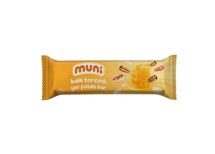 Ballı Tarçınlı Yer Fıstığı Barı (40gr) - Muni