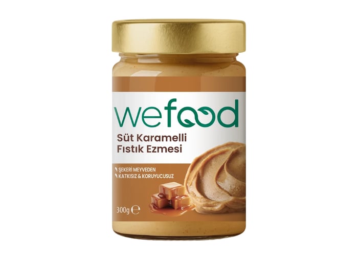 Süt Karamelli Fıstık Ezmesi (300gr) - Wefood