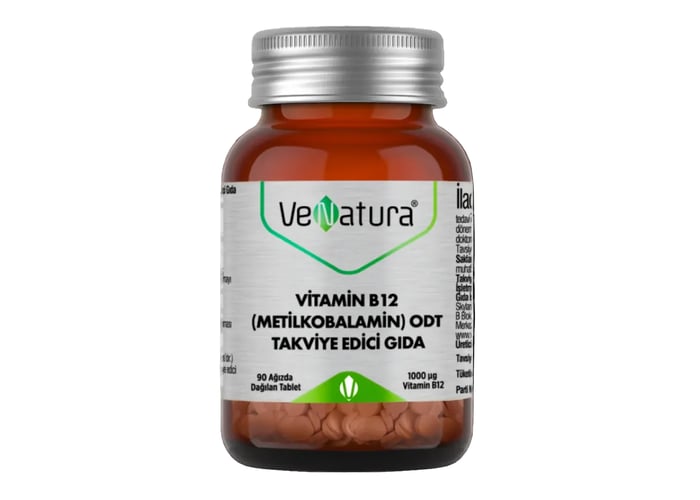 Vitamin B12 Metilkobalamin ODT Takviye Edici Gıda (90 tablet) - Venatura
