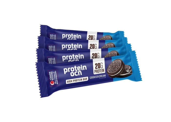 Cookie Cream Bar (4 adet x 50gr) - Proteinocean
