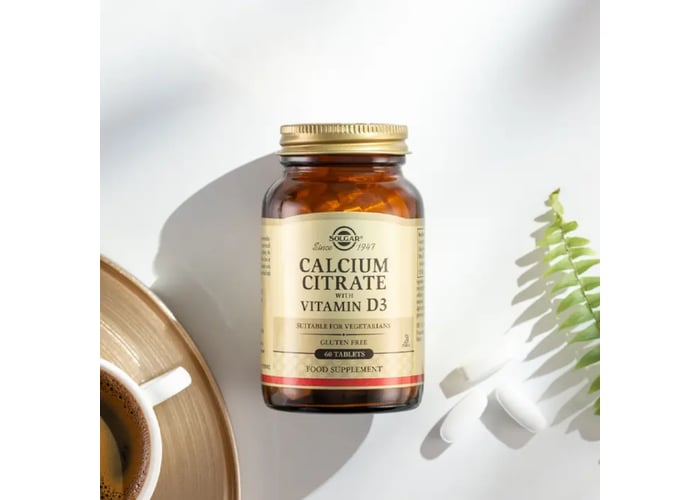 Calcium Citrate With Vitamin D3 (60 tablet) - Solgar