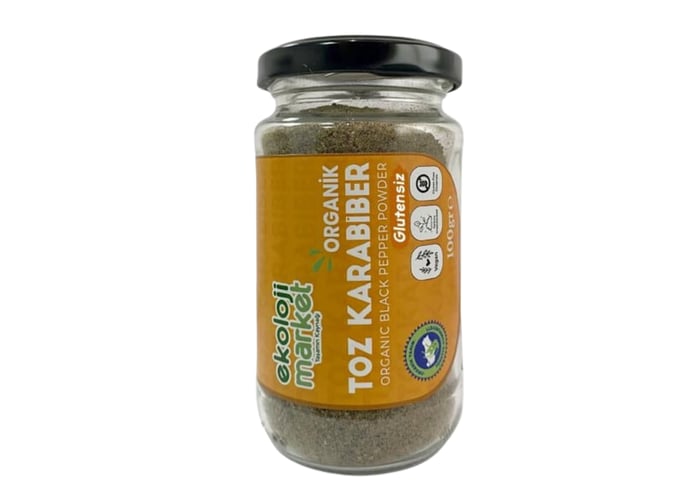 Organik Toz Karabiber (100gr) - Ekoloji Market