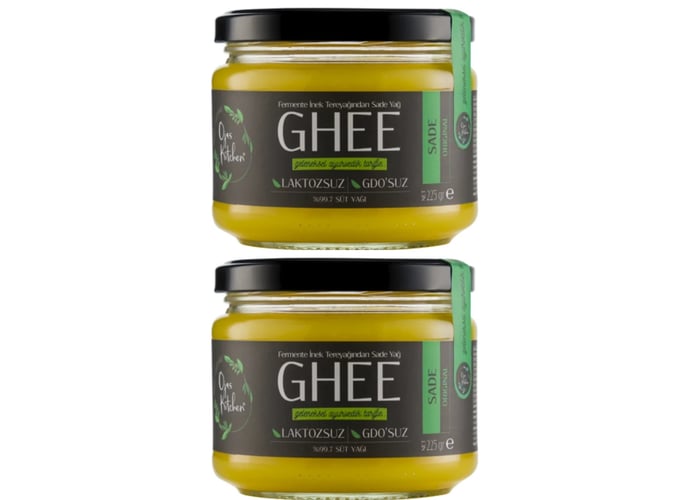 Sade Yağ (Ghee, 225gr x 2 adet) - Ojas Kitchen