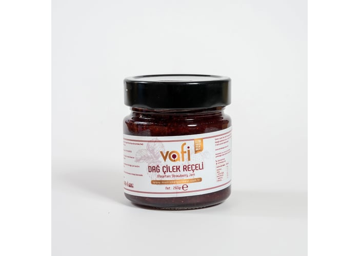 Dağ Çileği Reçeli (Şekersiz, 260gr) - Memleket Gurmesi