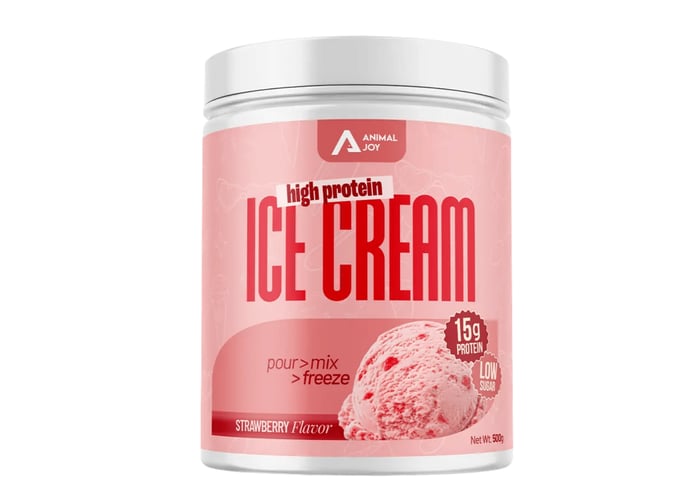 Protein İce Cream Çilek (500gr) - Animal Joy