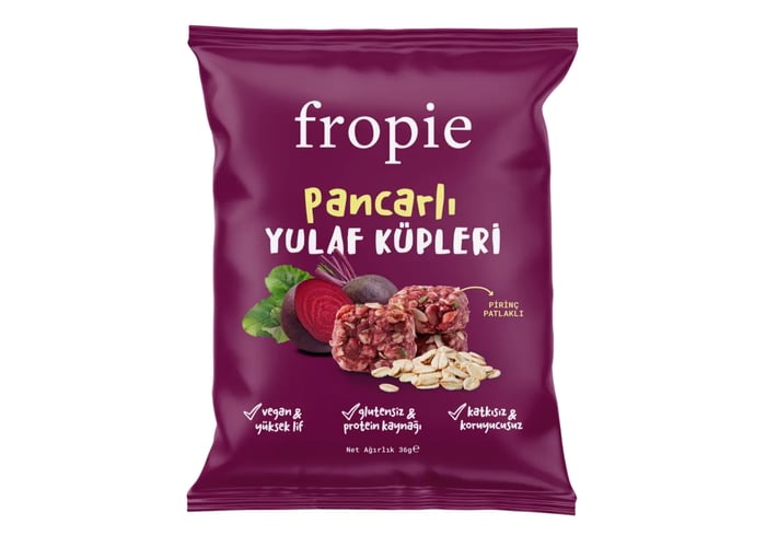 Yulaf Küpleri Pancarlı (Glutensiz, 36gr) - Fropie