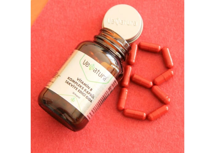 Vitamin B Kompleks Kapsül Takviye Edici Gıda (30 kapsül) - Venatura