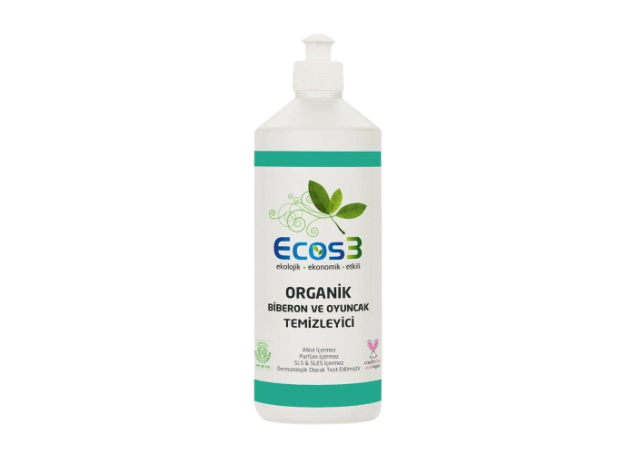 Organik Biberon ve Oyuncak Temizleyici (500ml) - Ecos3