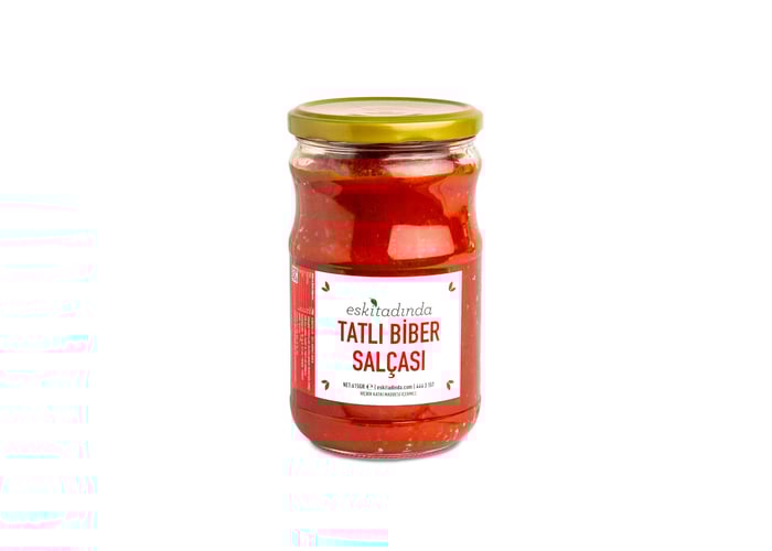 Tatlı Biber Salçası (615gr) - Eski Tadında