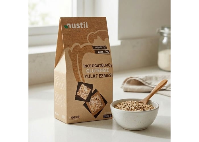 İnce Öğütülmüş Yulaf Ezmesi (Glutensiz, 300gr) - Nustil