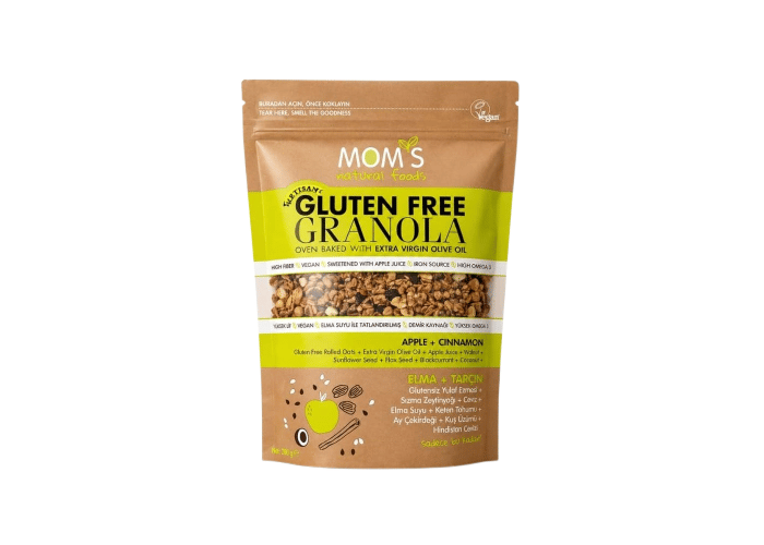 Elma ve Tarçın Granola (300gr) - Mom’s