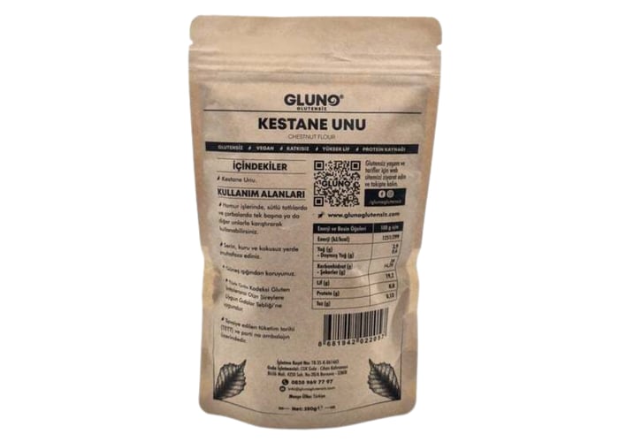 Kestane Unu (Glutensiz, 250gr) - Gluno