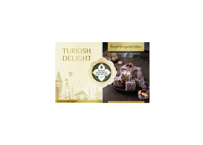 Karışık Kuruyemişli Lokum (400gr) - Meşhur Safranbolu Lokumcusu
