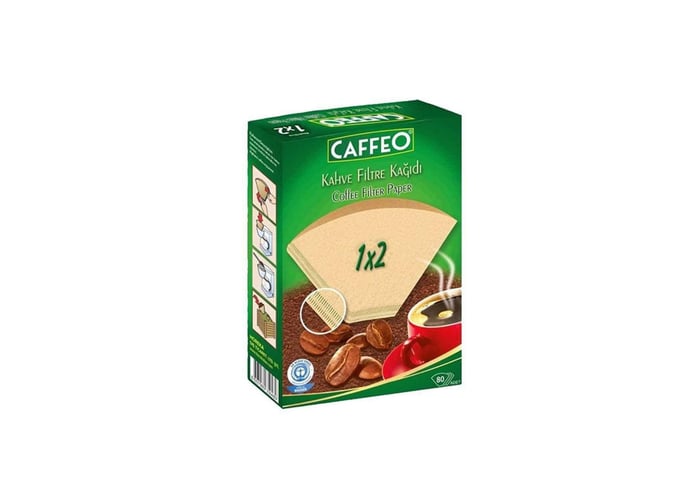 Filtre Kahve Kağıdı (1x2, 80 Adet) - Caffeo