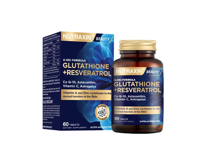 Beauty A-Oxi Formula Glutathione + Resveratrol (60 tablet) - Nutraxin