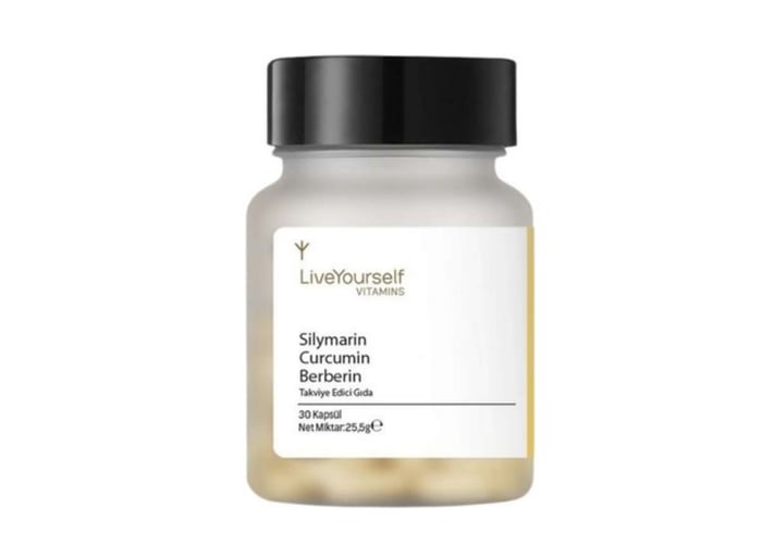 Silymarin Curcumin Berberin (30 kapsül) - Live Yourself