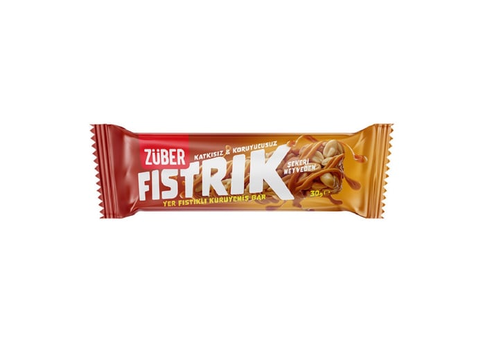 Yer Fıstıklı Kuruyemiş Bar (30gr) - Züber
