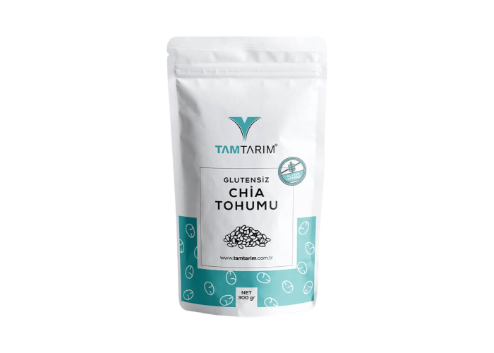 Glutensiz Chia Tohumu (300gr) - Tam Tarım